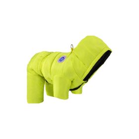 Winter Pet Cotton-padded Clothes Thickening Thermal Windproof Multifunctional (Option: Grass green-XL)