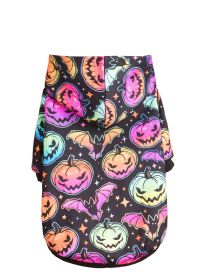 Pet Clothes Small And Medium Sized Dog Cat Pet Halloween Pumpkin Belt (Option: Colorful Pumpkin-L)